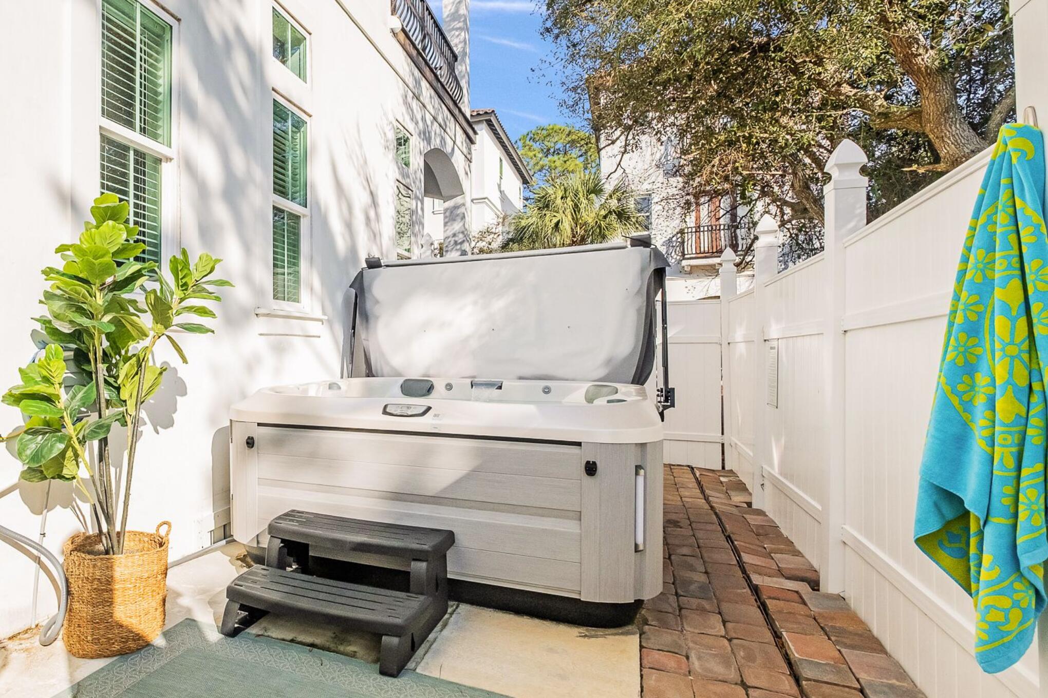 81 Palmeira Way Santa Rosa Beach, FL 32459 - Photo 63 of 74 a view of backyard with a table and chairs