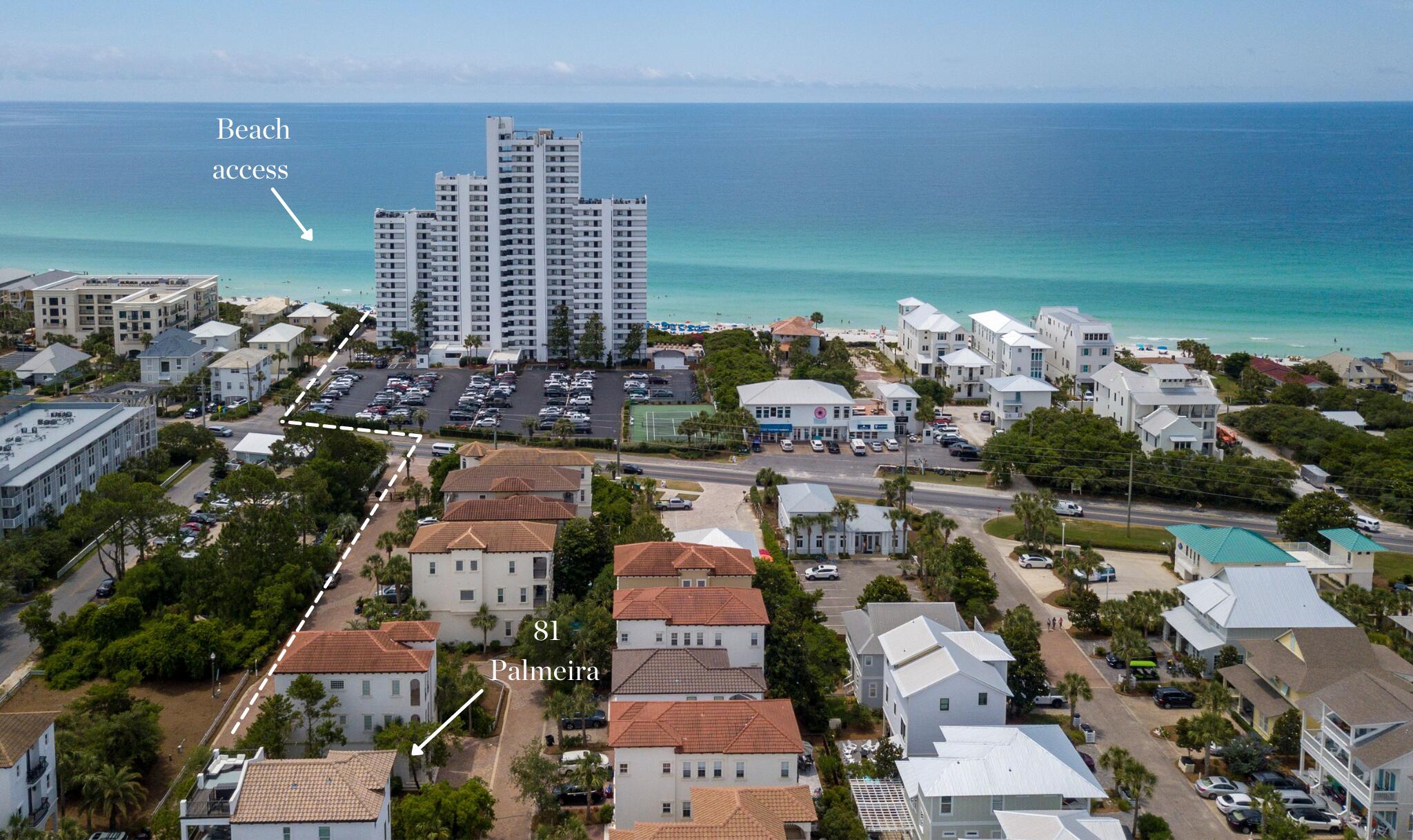 81 Palmeira Way Santa Rosa Beach, FL 32459 - Photo 69 of 74 an aerial view of a city with ocean view
