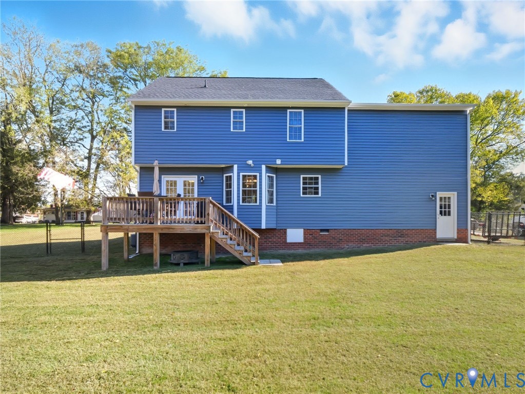 11084 West River Road Aylett, VA 23009 - Photo 35 of 36 a view of a house with pool and a yard