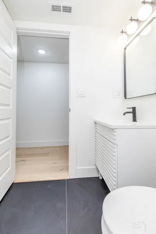 a front view of a building