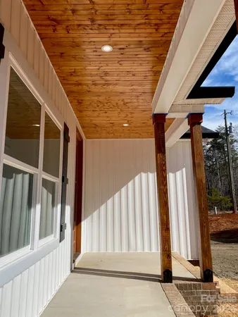 a backyard of a house