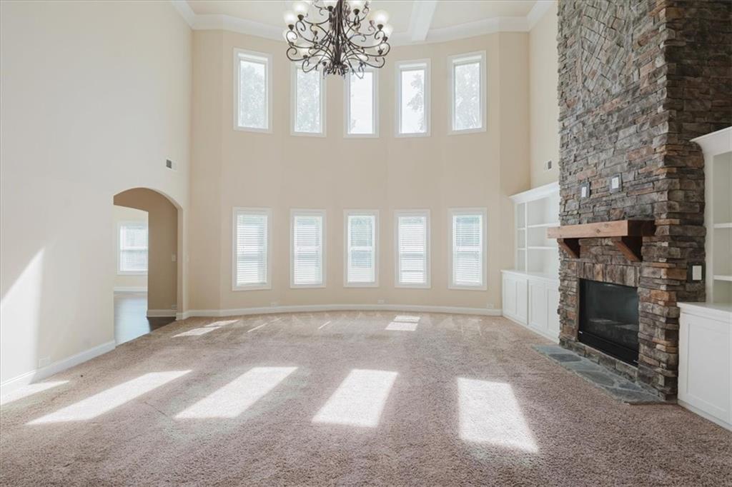 2368 Beringer Lane Powder Springs, GA 30127 - Photo 21 of 59 a view of an empty room with a fireplace