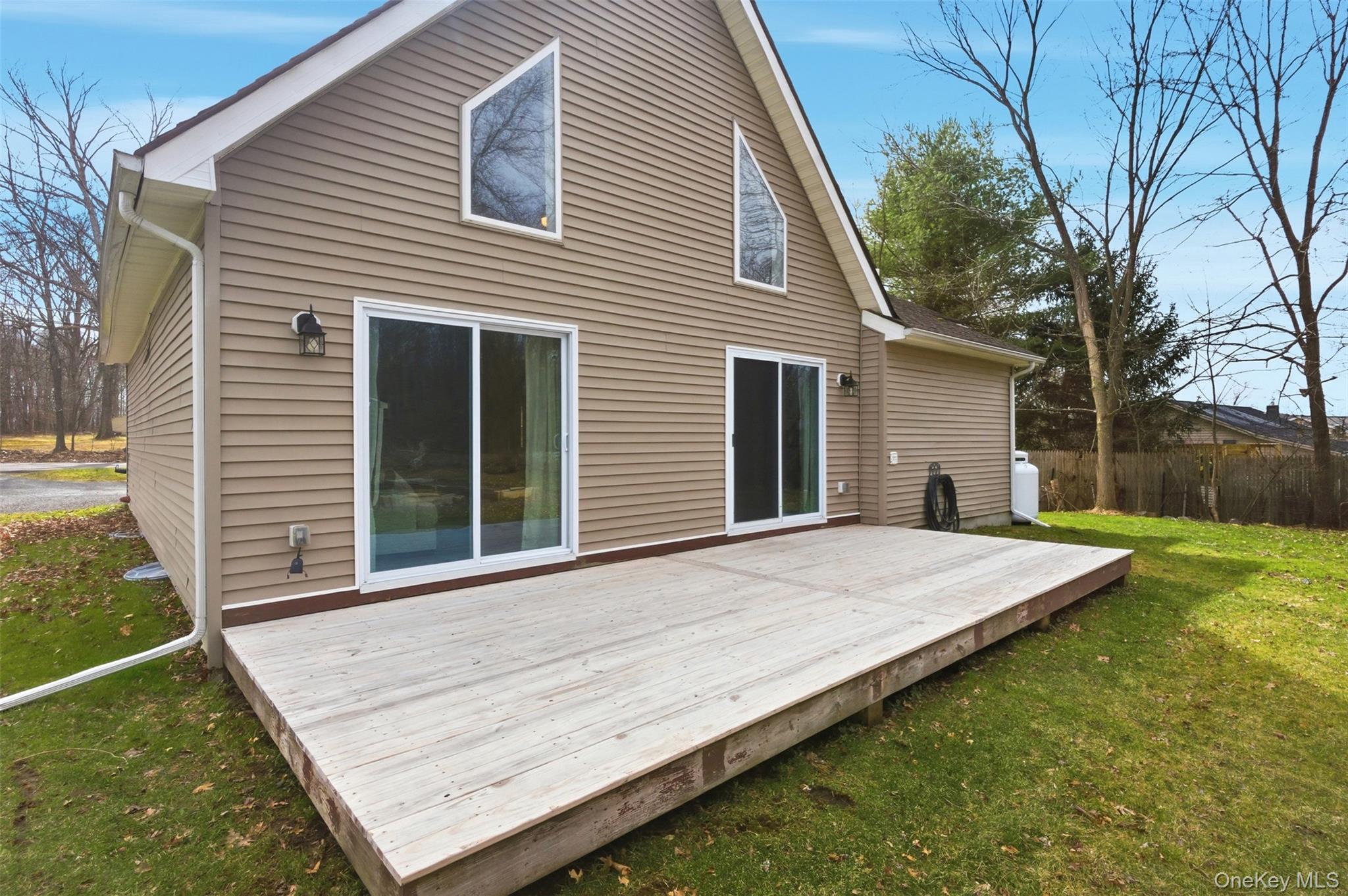1227 Burlingham Road Pine Bush, NY 12566 - Photo 33 of 39 Back of house with a wooden deck
