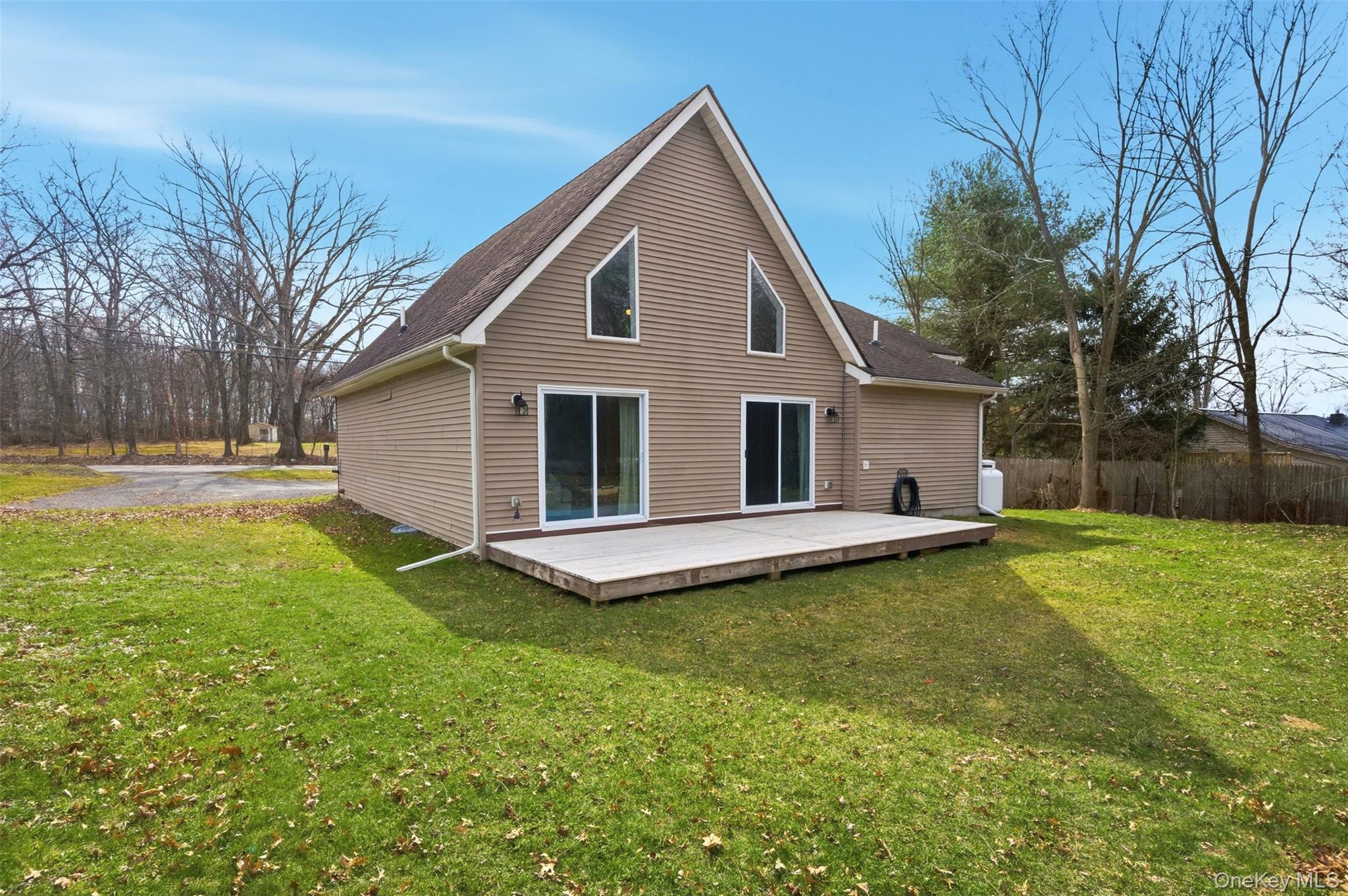 1227 Burlingham Road Pine Bush, NY 12566 - Photo 35 of 39 Back of property with a wooden deck