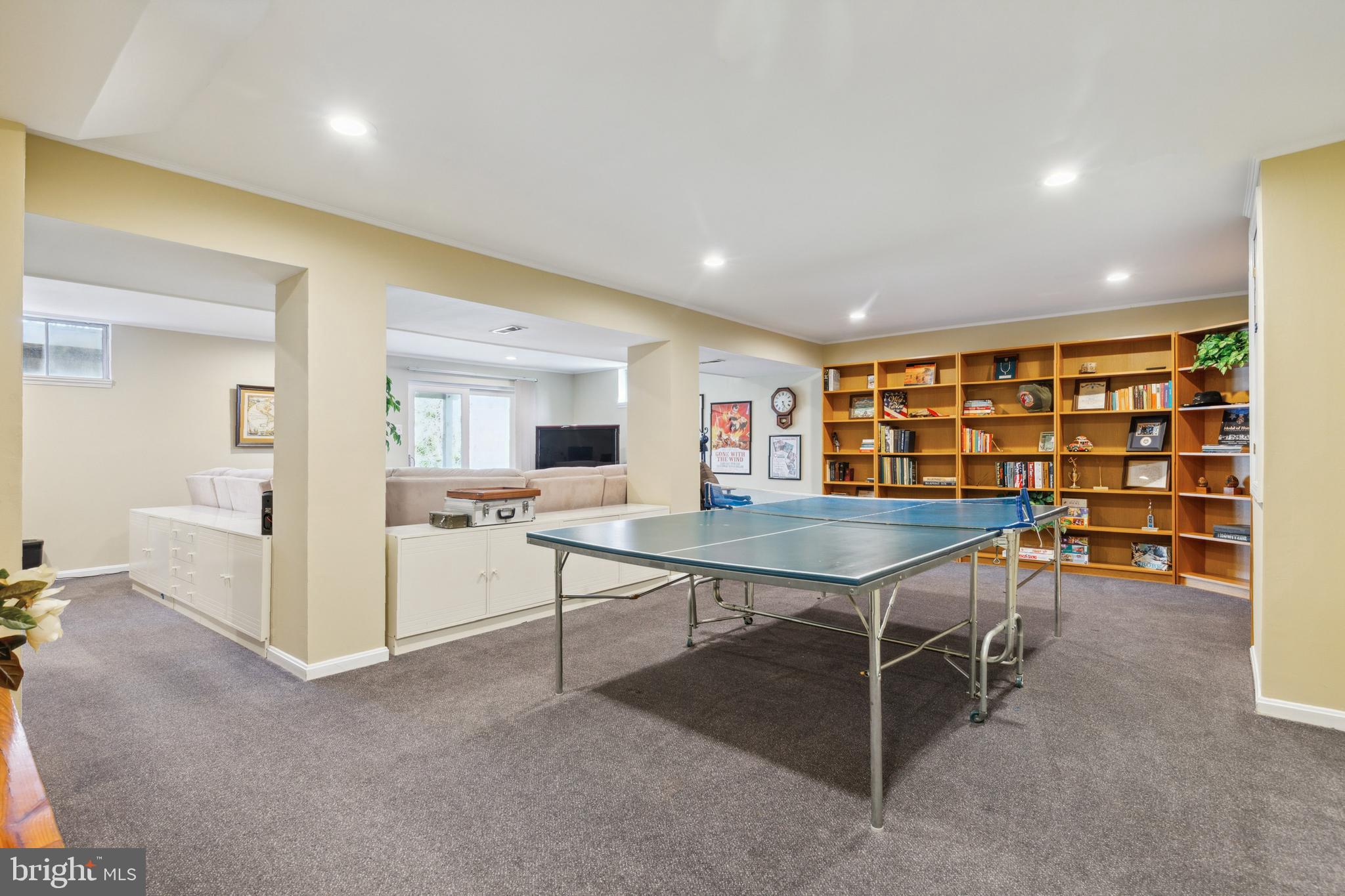 9820 Rand Drive Burke, VA 22015 - Photo 21 of 29 Rec Room with bookcases