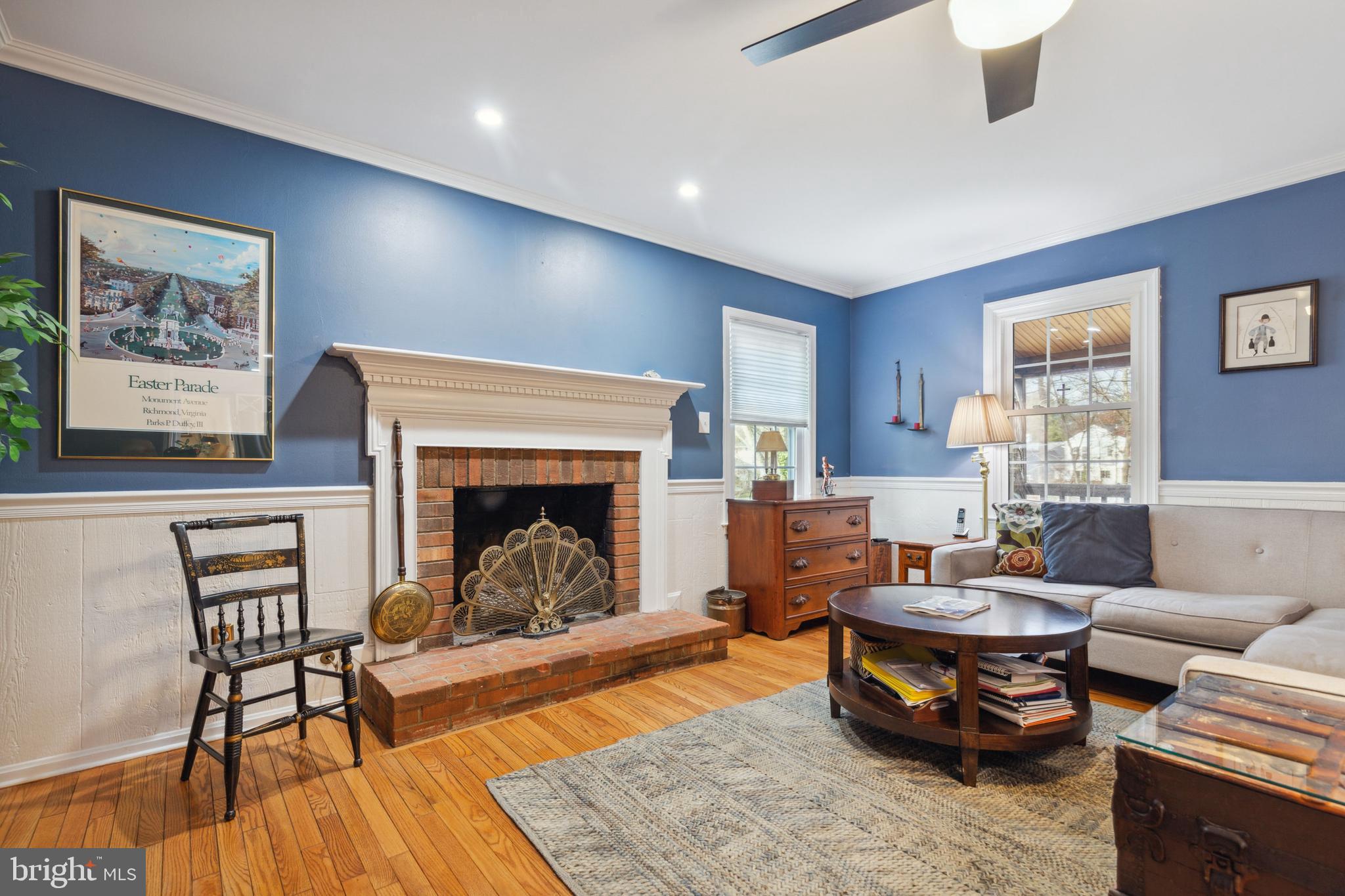 9820 Rand Drive Burke, VA 22015 - Photo 7 of 29 Cozy Fireplace in Family Room