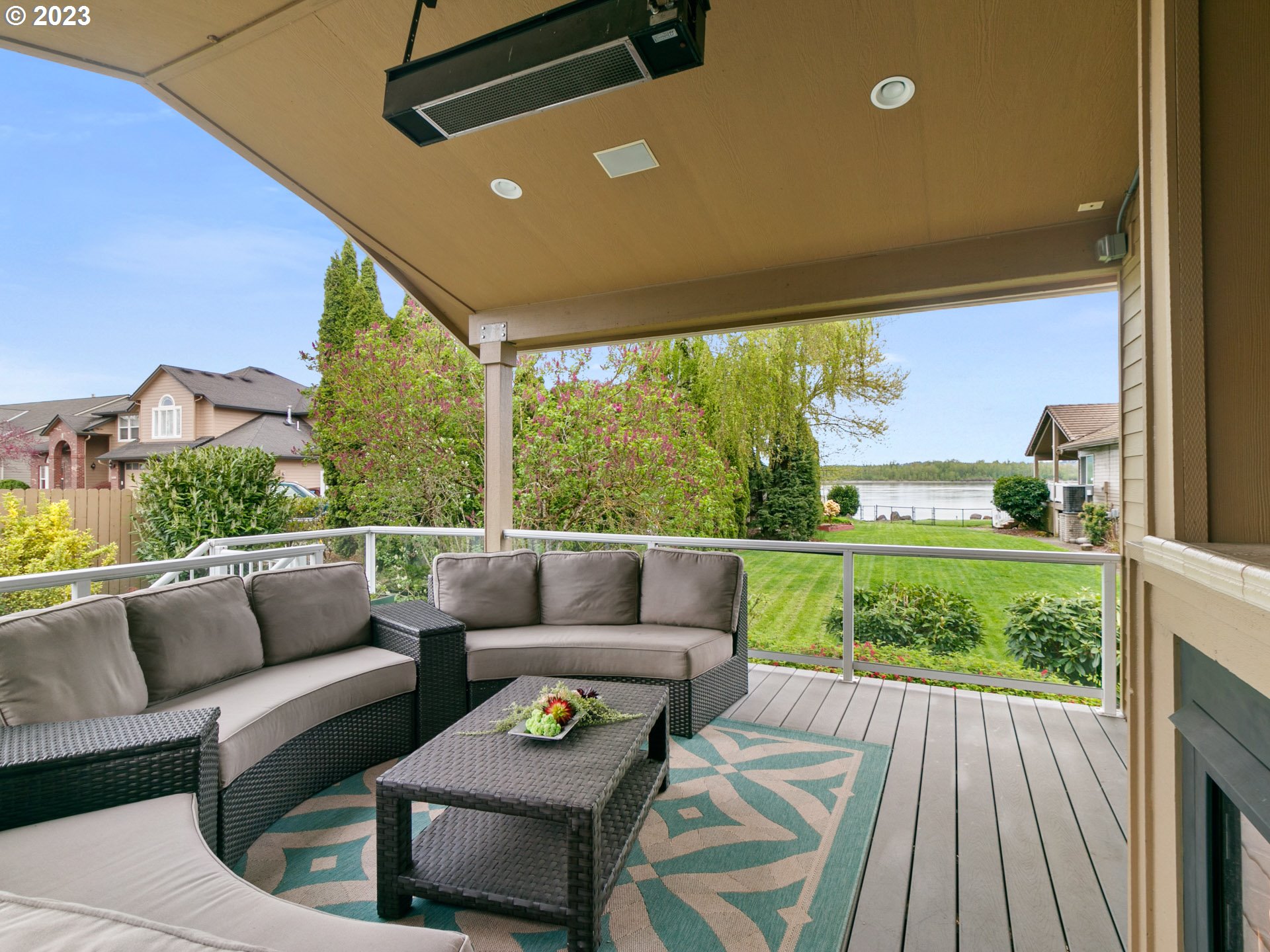 1156 Southeast Polk Street Camas, WA 98607 - Photo 25 of 34 a balcony with furniture and a garden