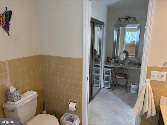 5 Greate Bay Drive Somers Point, NJ 08244 - Photo 41 of 62 a bathroom with a toilet a sink and a mirror