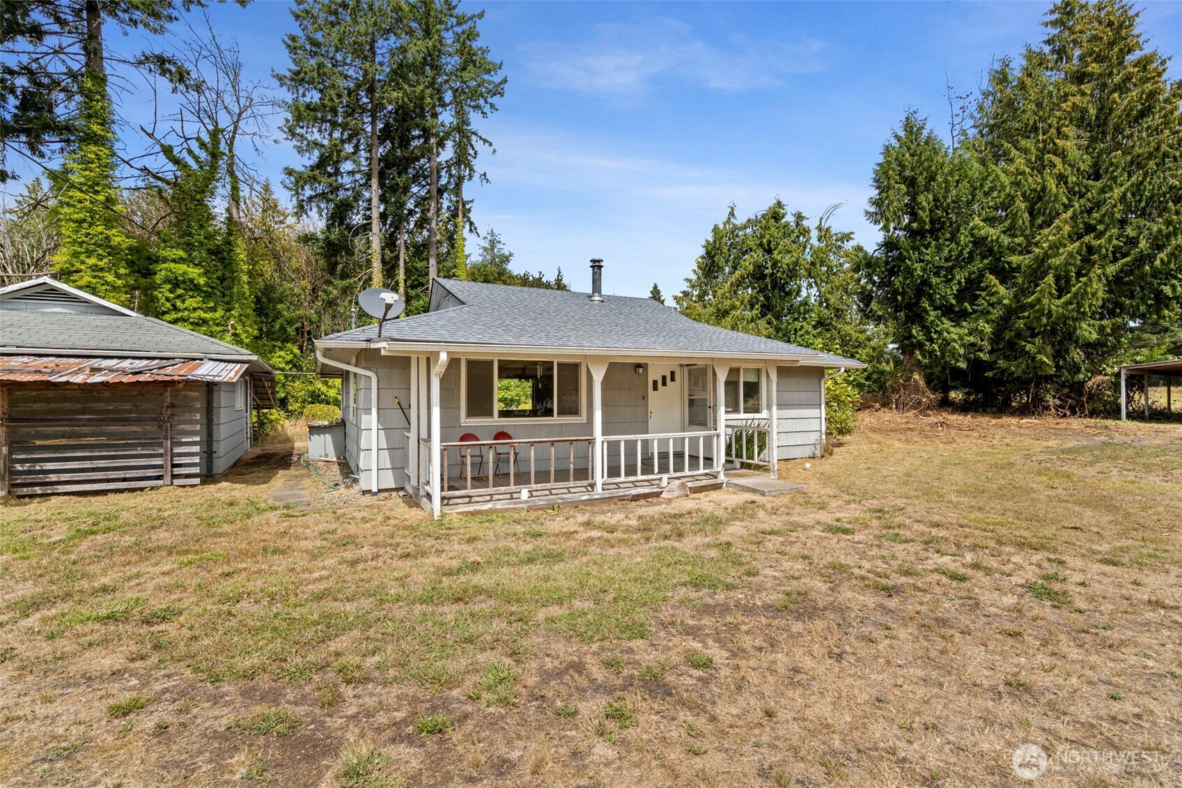 269 Kennedy Road Onalaska, WA 98570 - Photo 8 of 29 a front view of a house with a yard