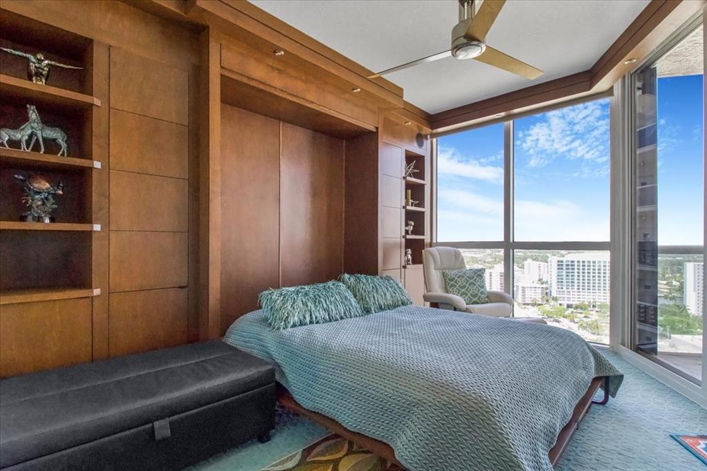 3100 North Ocean Boulevard, Unit 2103 Fort Lauderdale, FL 33308 - Photo 29 of 37 a bedroom with a bed and a window
