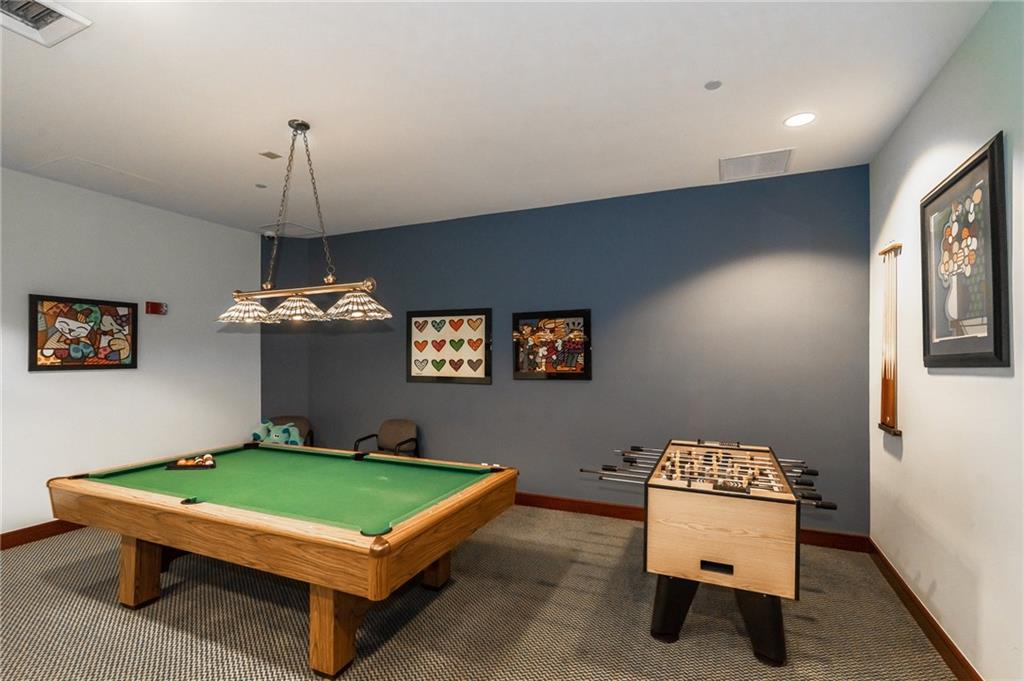 3100 North Ocean Boulevard, Unit 2103 Fort Lauderdale, FL 33308 - Photo 32 of 37 a room with pool table and windows