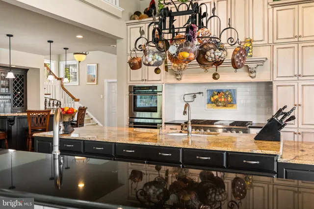 a view of a hallway view with staircase