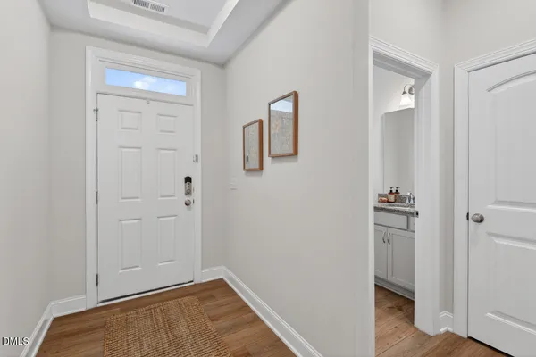 wooden floor in an empty room