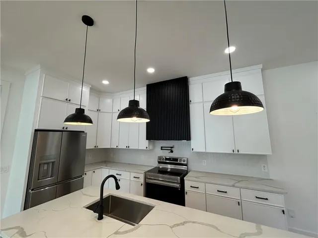 a view of an empty room