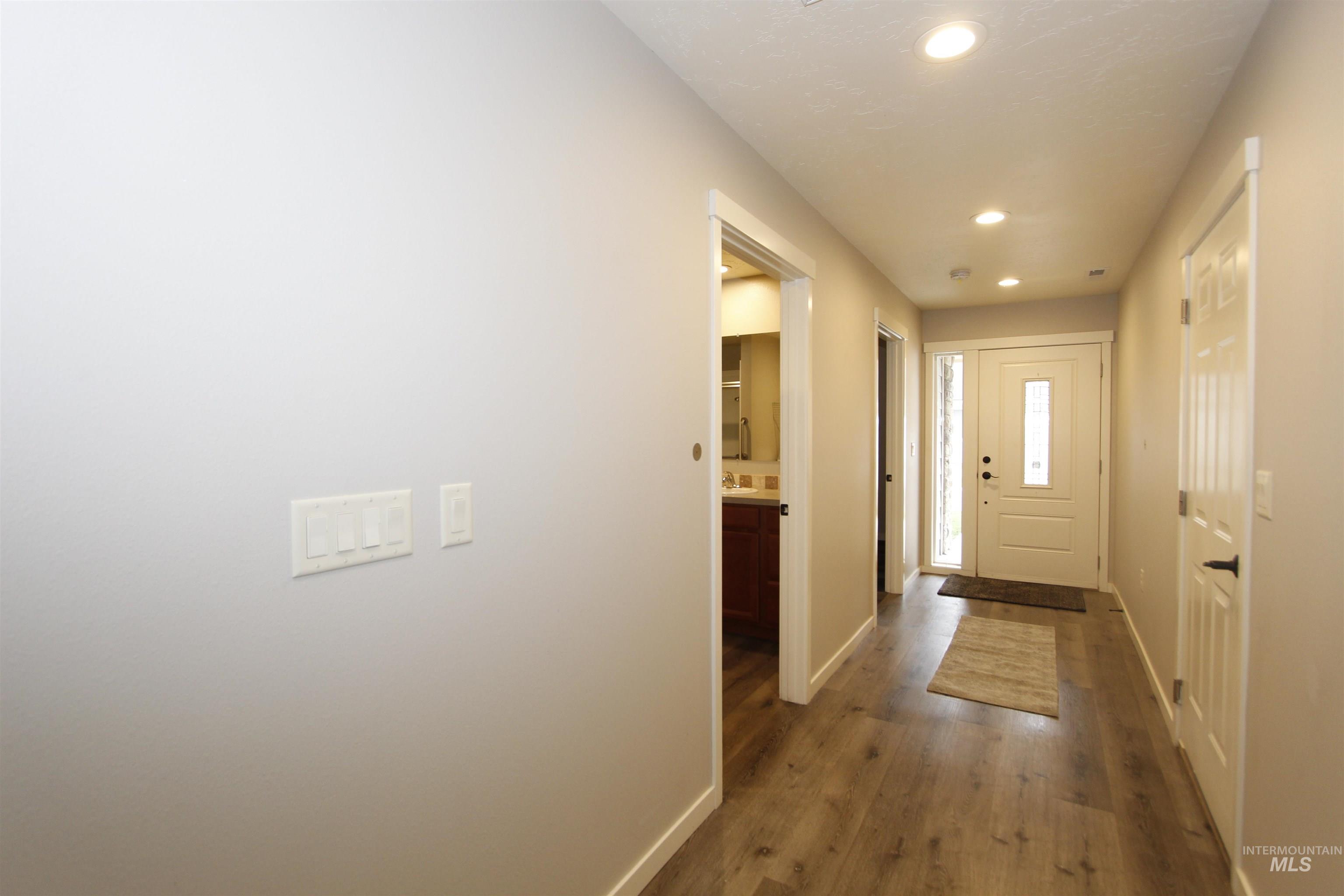 3434 5th Street, Unit B Lewiston, ID 83501 - Photo 10 of 19 Entryway with recessed lighting and wood finished floors