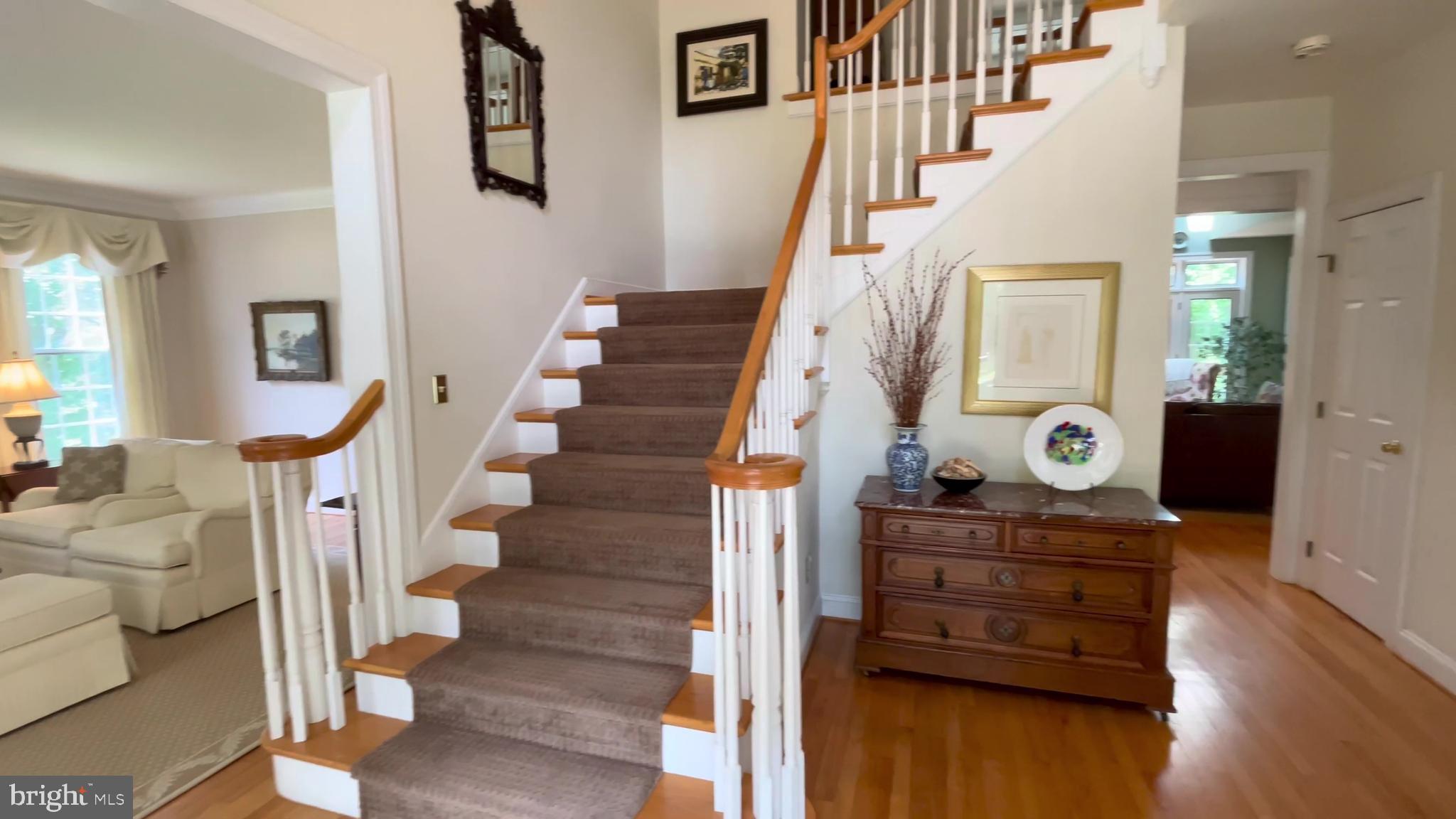 4 Paul Road Wayne, PA 19087 - Photo 3 of 46 a view of entryway livingroom and hall with wooden floor