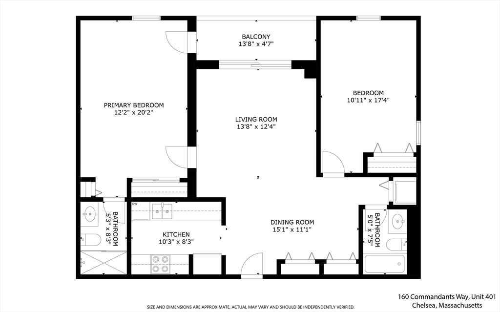 160 Commandants Way, Unit 401 Chelsea, MA 02150 - Photo 15 of 15 Gallery Image 15