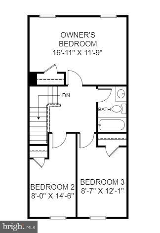 200 Anthem Street Ranson, WV 25438 - Photo 37 of 37 Charleston Upper Level Floor Plan