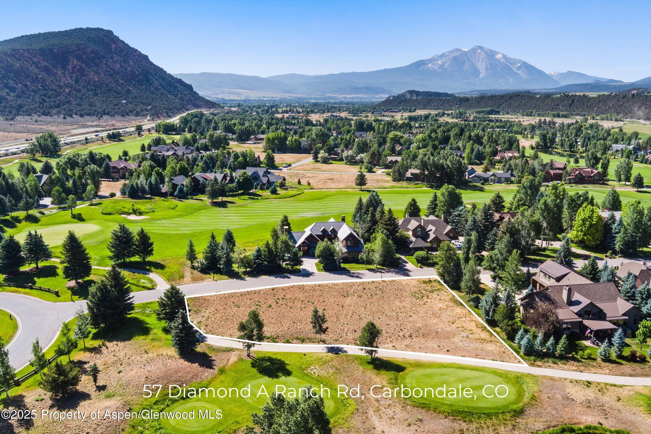 57 Diamond A Ranch Road Carbondale, CO 81623 - Photo 2 of 18 a view of a backyard with a garden