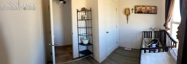 6855 Lauppe Road Yoder, CO 80864 - Photo 9 of 27 a view of hallway with wooden floor