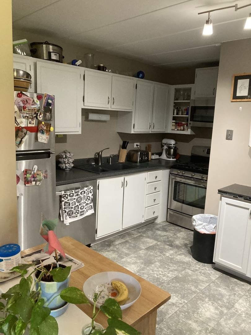 2461 Spring Street, Unit 3504 Woodridge, IL 60517 - Photo 9 of 20 a kitchen with stainless steel appliances granite countertop a sink stove and cabinets