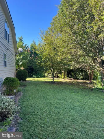 a view of a green yard