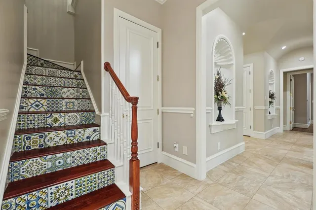en view interior of a house and wooden floor