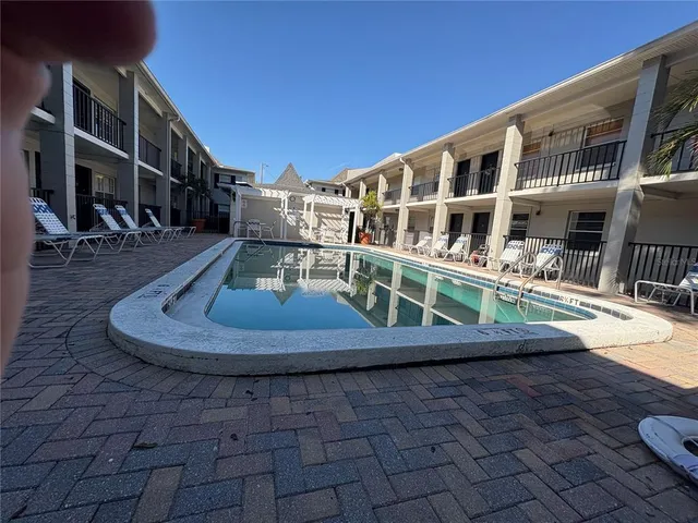a view of a house with pool