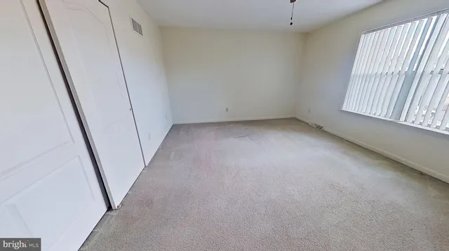 a view of a hallway in a room