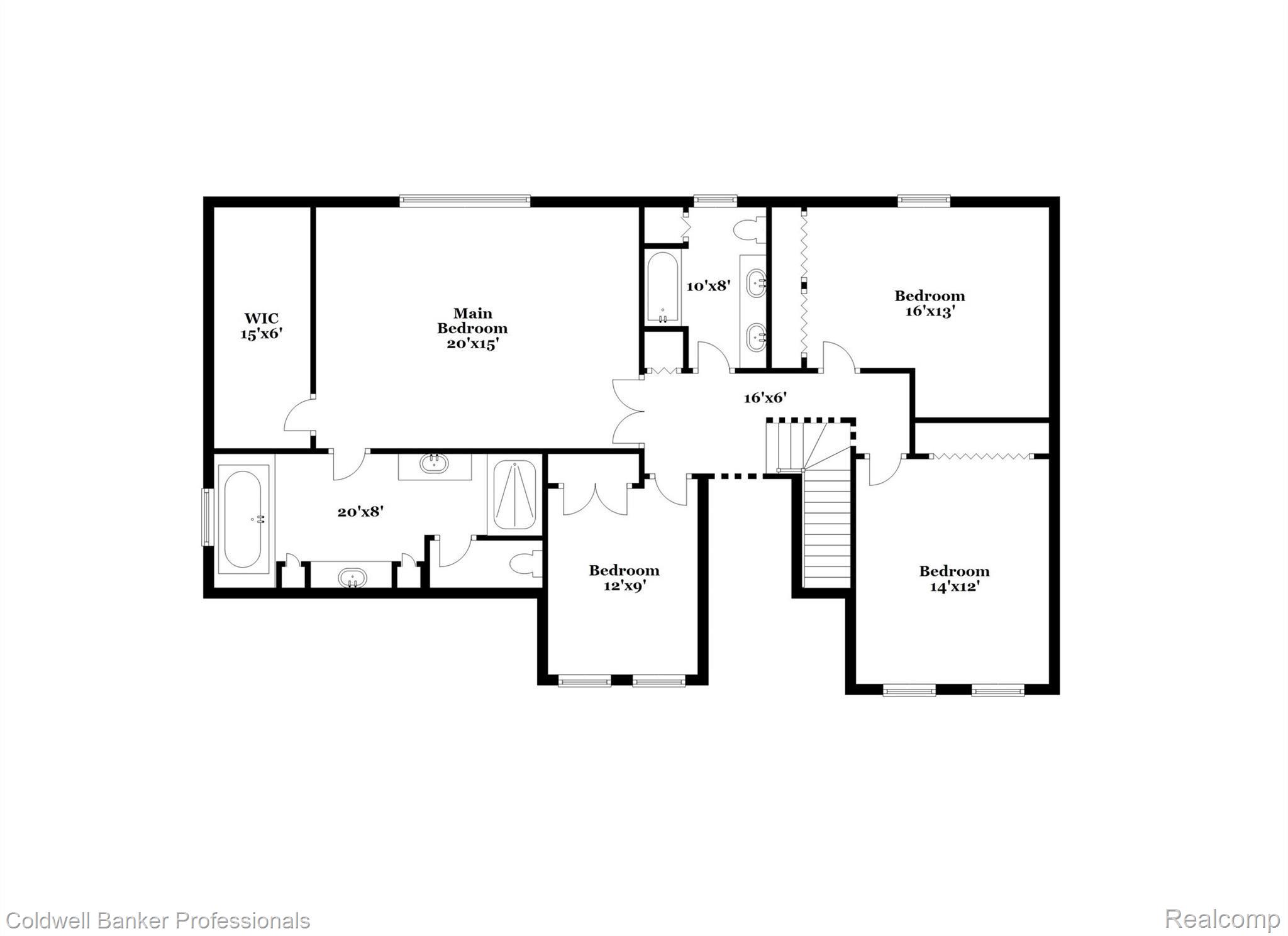 1040 Indianpipe Road Lake Orion, MI 48360 - Photo 40 of 41 floorplan-upper-442696.jpg