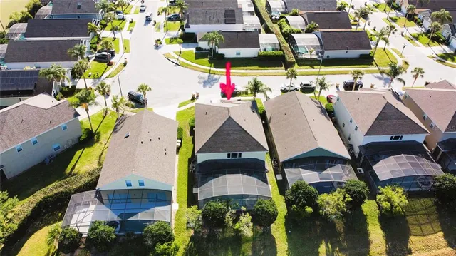 a view of swimming pool with an ocean view