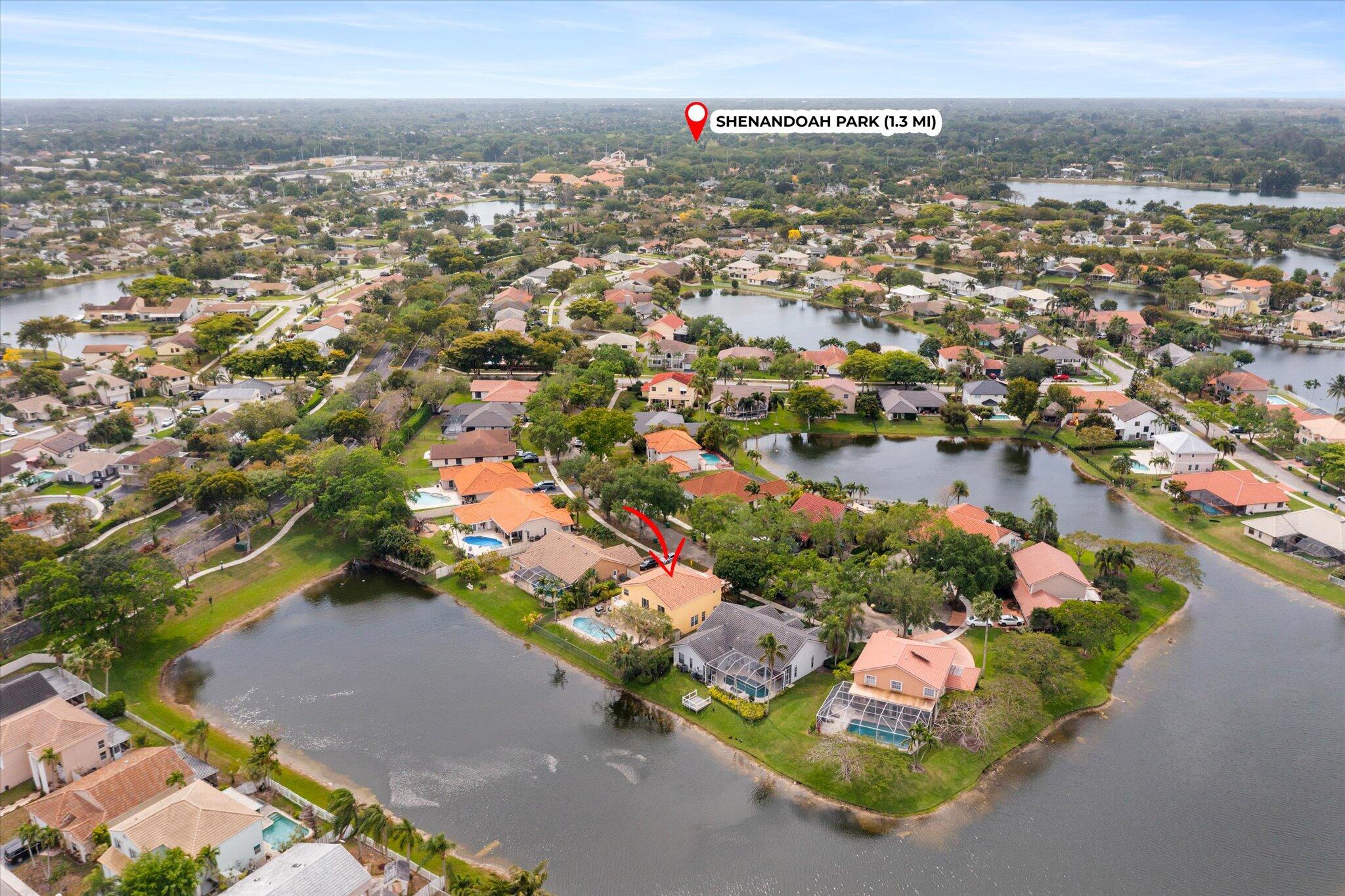 640 Culpepper Terrace Davie, FL 33325 - Photo 61 of 68 an aerial view of multiple house