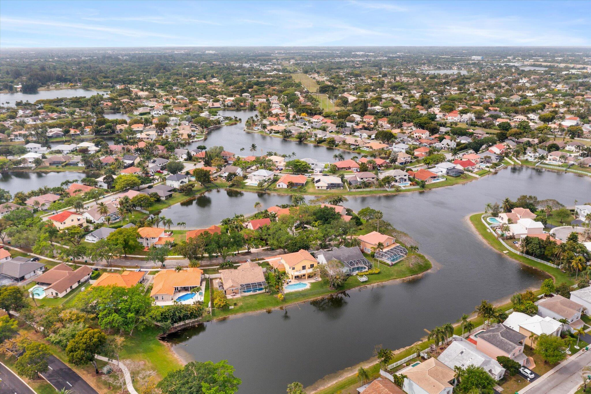 640 Culpepper Terrace Davie, FL 33325 - Photo 62 of 68 an aerial view of a city