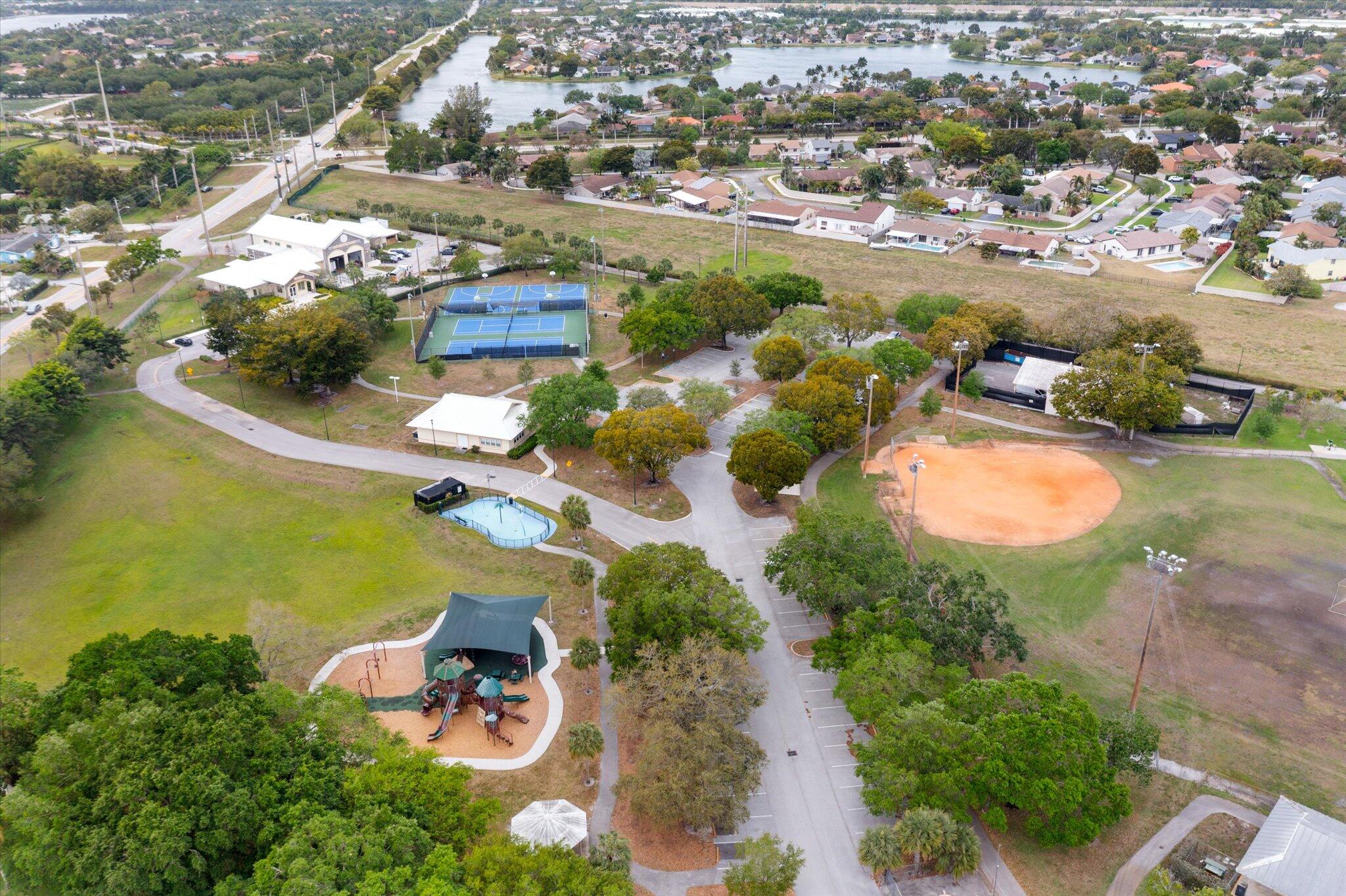 640 Culpepper Terrace Davie, FL 33325 - Photo 65 of 68 an aerial view of residential houses with outdoor space