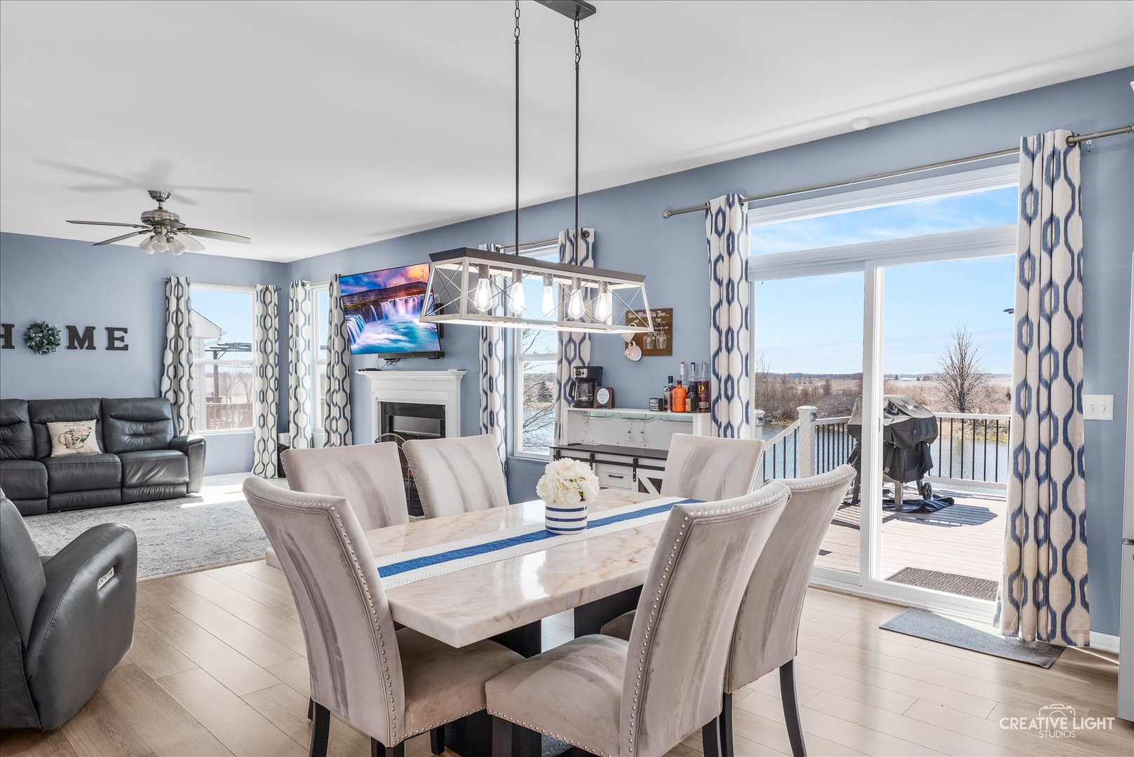 1615 Seward Road Joliet, IL 60431 - Photo 12 of 31 a view of a dining room with furniture window and outside view