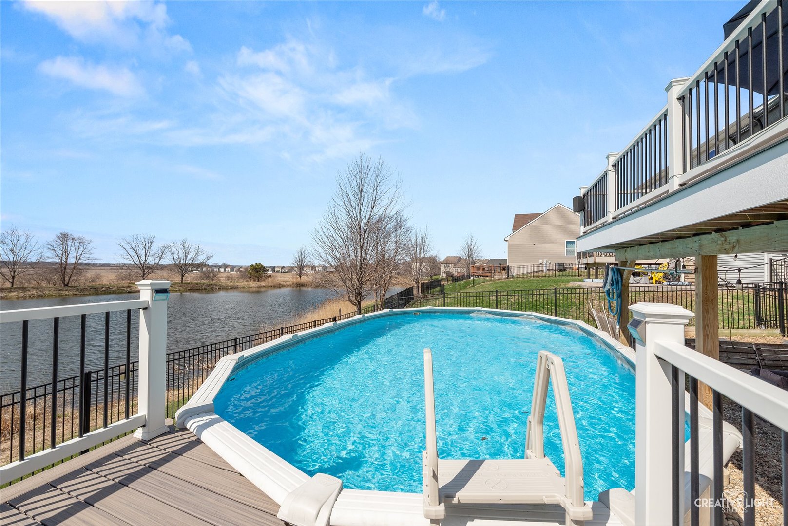 1615 Seward Road Joliet, IL 60431 - Photo 28 of 31 a view of swimming pool from a balcony