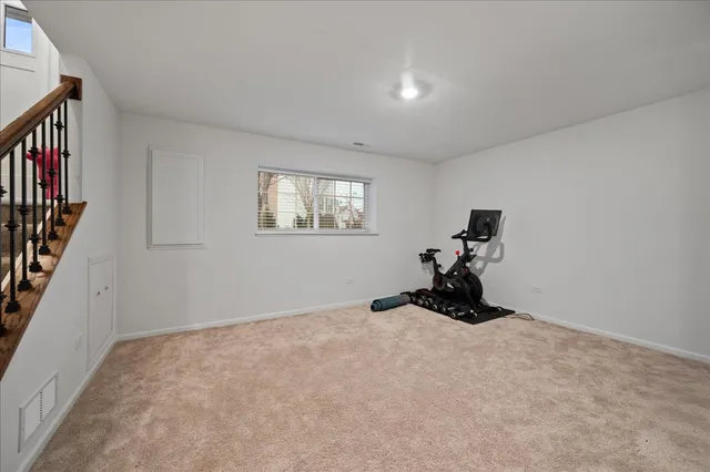 a room with furniture and a window