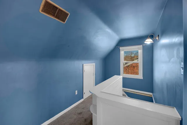 a view of hallway with window