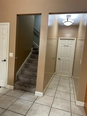 a view of an entryway door