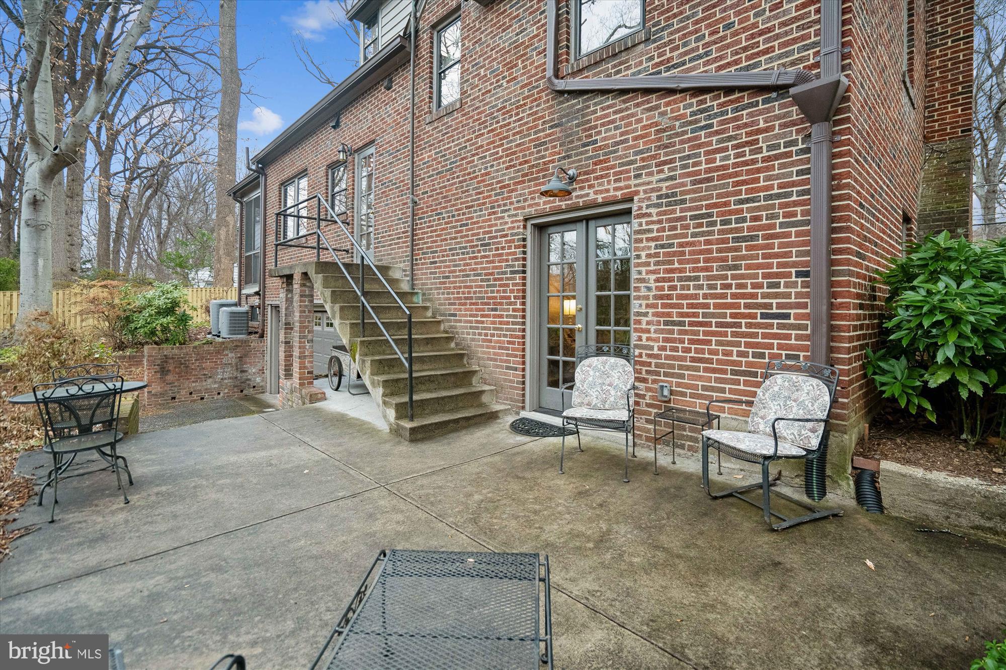9220 Manchester Road Silver Spring, MD 20901 - Photo 44 of 57 Patio, accessed via FR French Doors