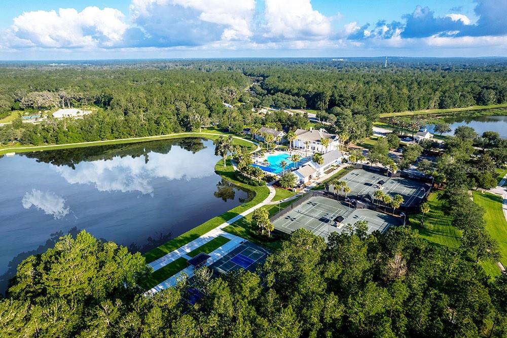 5929 Creek Ridge Road Brooksville, FL 34601 - Photo 4 of 11 an aerial view of a houses with a yard