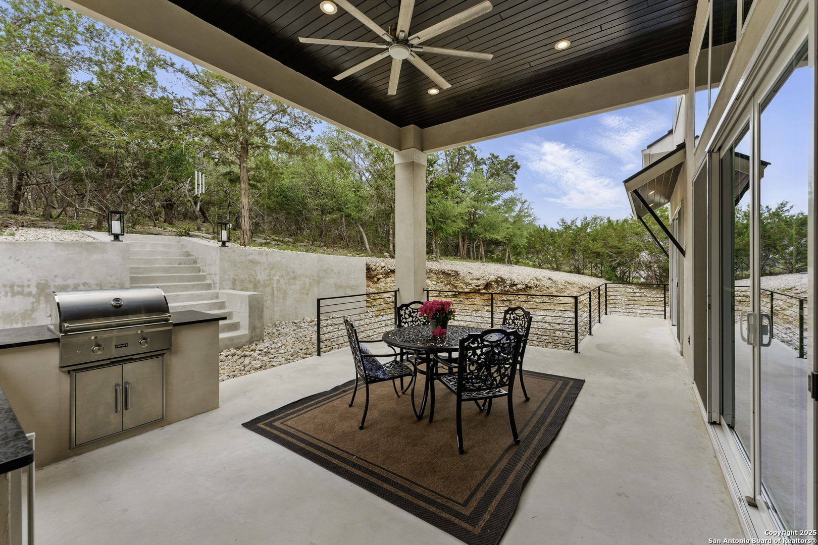 321 Bentwood Drive Spring Branch, TX 78070 - Photo 45 of 50 a view of a dining room with furniture window and outside view