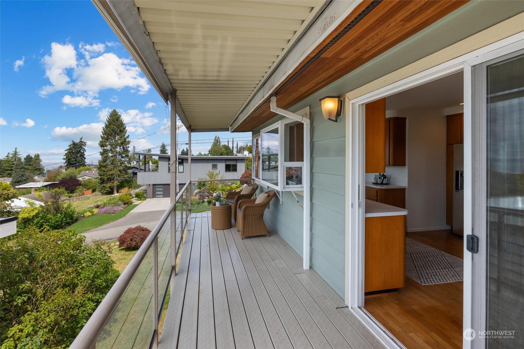 730 Laurel Street Edmonds, WA 98020 - Photo 12 of 36 a view of a living room and a balcony