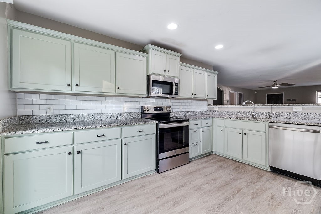 190 Cypress Cove Lane Rincon, GA 31326 - Photo 15 of 37 Kitchen rear to front