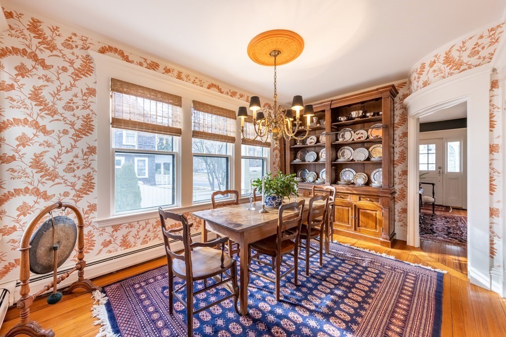 41 Union Street Fairhaven, MA 02719 - Photo 22 of 41 a view of a dining room with furniture window and wooden floor