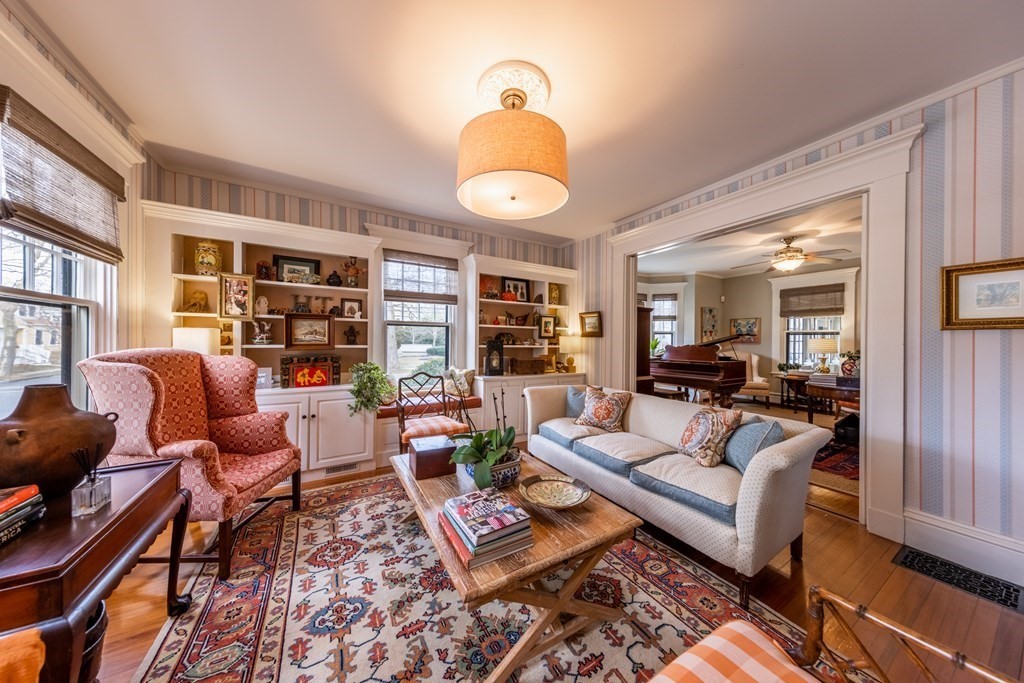 41 Union Street Fairhaven, MA 02719 - Photo 26 of 41 a living room with furniture fireplace and a large window