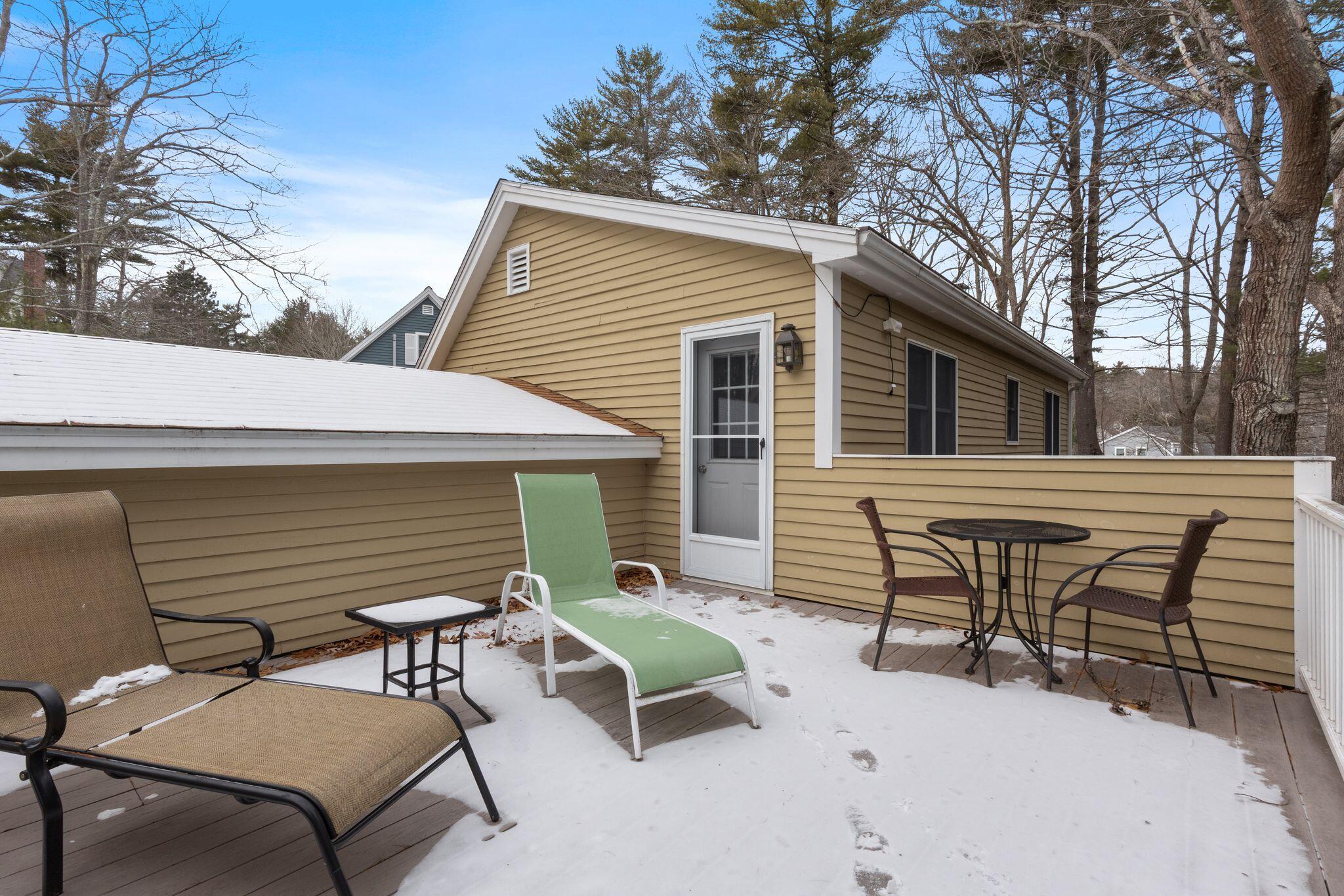 14 Valleybrook Road, Unit 14 Ogunquit, ME 03907 - Photo 25 of 40 Deck off of Primary Bedroom