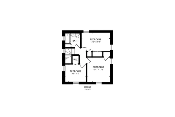 a picture of a floor plan
