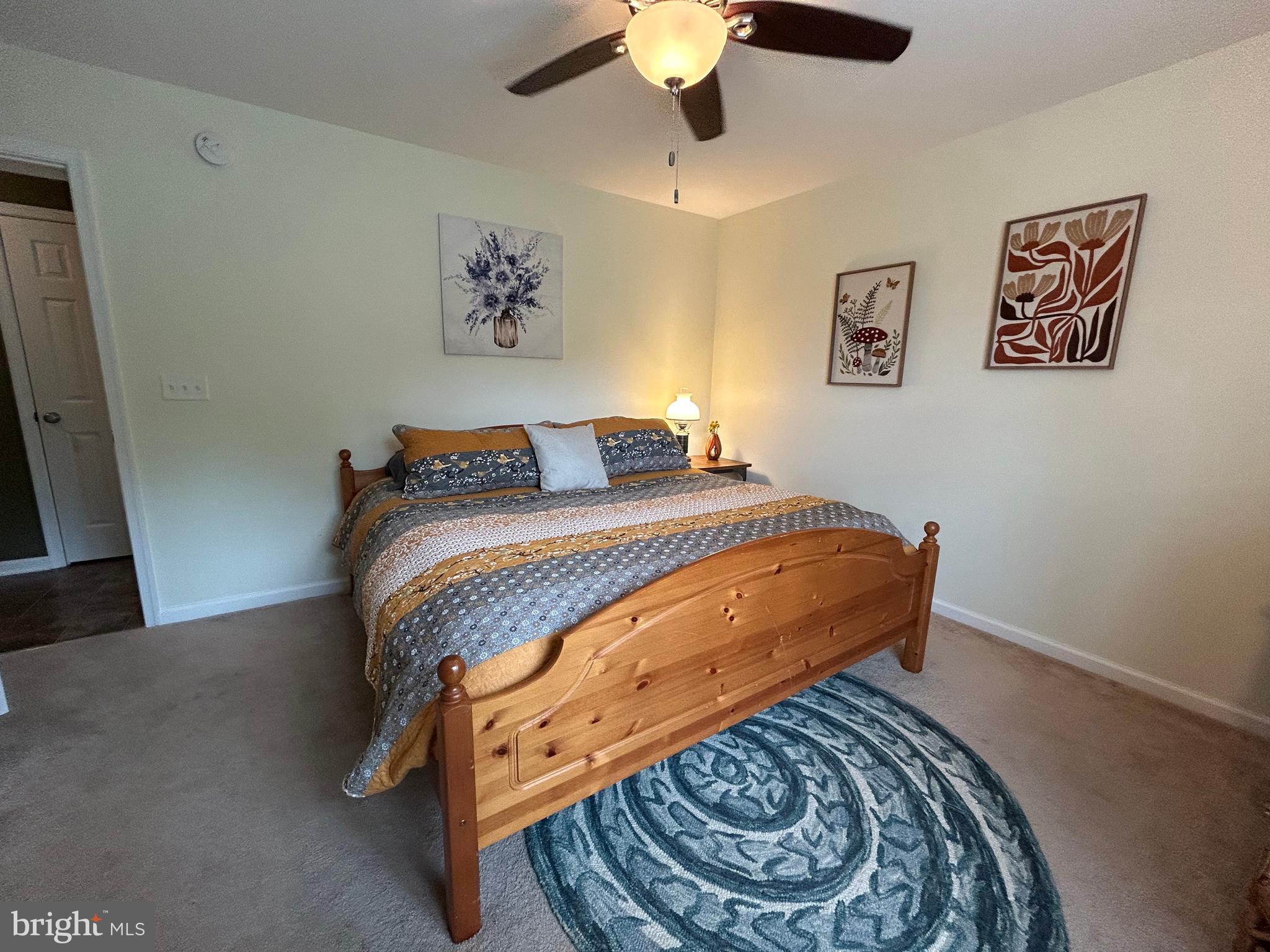 20346 Cool Spring Road Milton, DE 19968 - Photo 55 of 69 a bedroom with a bed and painting on the wall