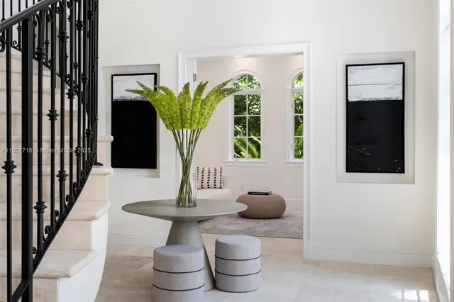 a kitchen with sink and window